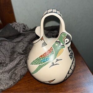 Vidal Corona Handcrafted Multicolor Ceramic Vase